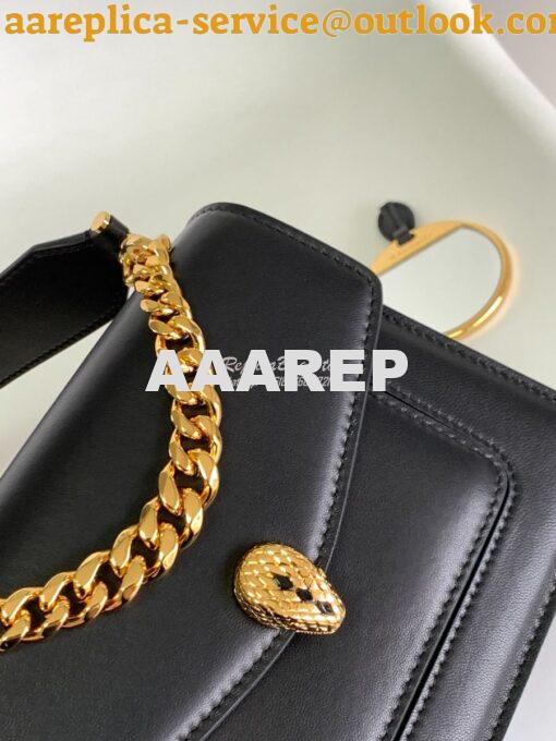 Replica Bvlgari Serpenti Forever Small Maxi Chain Crossbody Bag 291050 4