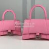 Replica Balenciaga Hourglass XS S Top Handle Handbag In Glitter 592833 25