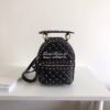 Replica Valentino Garavani Rockstud Spike Mini Leather Backpack Nude 10