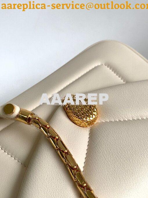 Replica Bvlgari Serpenti Reverse Top Handle 292127 Ivory 5