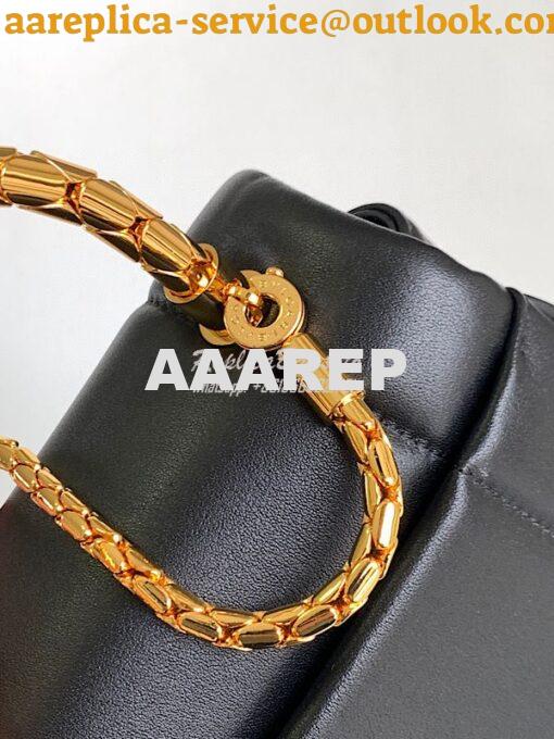 Replica Bvlgari Serpenti Reverse Top Handle 292127 Black 5