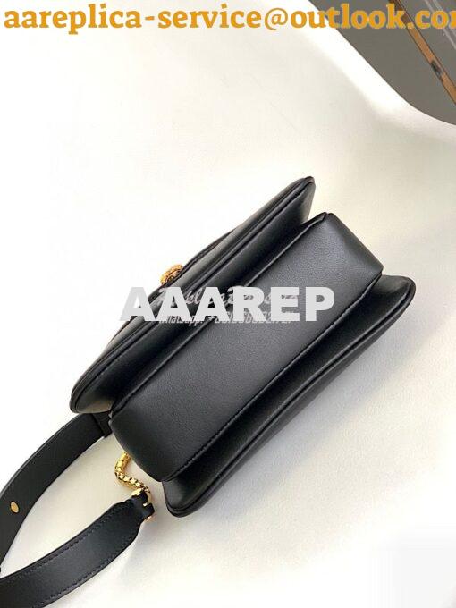 Replica Bvlgari Serpenti Reverse Top Handle 292127 Black 7