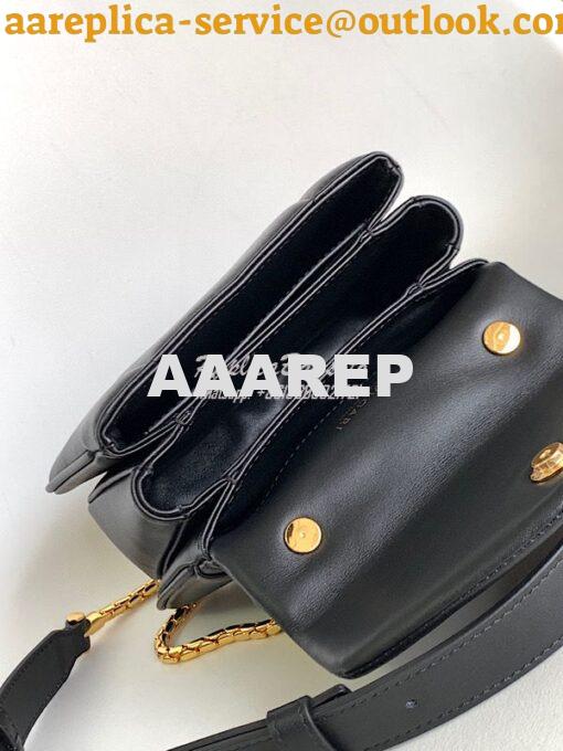 Replica Bvlgari Serpenti Reverse Top Handle 292127 Black 9