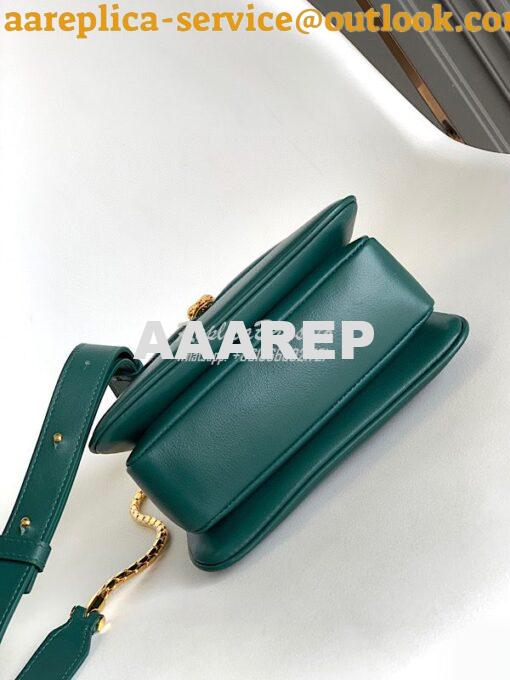 Replica Bvlgari Serpenti Reverse Top Handle 292127 Green 4