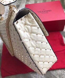 Replica Valentino Garavani Rockstud Spike Quilted Leather Chain bag in 2