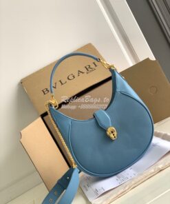 Replica Bvlgari Serpenti Ellipse Shoulder Bag 291636 sapphire blue