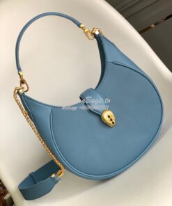 Replica Bvlgari Serpenti Ellipse Shoulder Bag 291636 sapphire blue 2