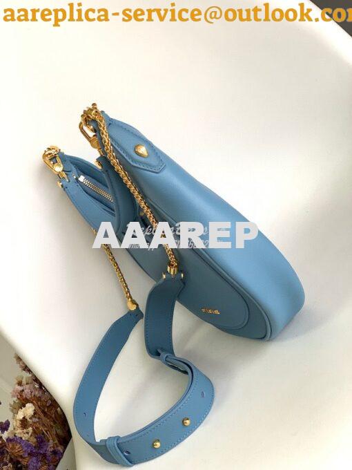 Replica Bvlgari Serpenti Ellipse Shoulder Bag 291636 sapphire blue 3