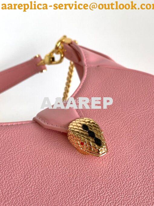 Replica Bvlgari Serpenti Ellipse Shoulder Bag 291636 Quartz Pink 5