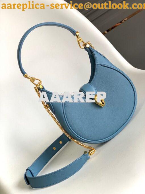 Replica Bvlgari Serpenti Ellipse Shoulder Bag 291636 sapphire blue 12