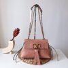 Replica Valentino Garavani VRing Grainy Calfskin Crossbody Chain Bag S 12