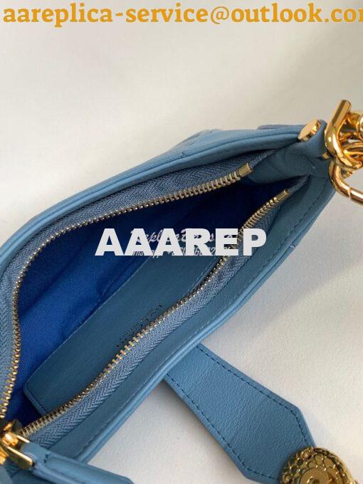 Replica Bvlgari Serpenti Ellipse Shoulder Bag 291636 sapphire blue 19