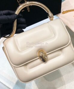 Replica Mary Katrantzou X Bvlgari Top Handle (Limited) 291070 Ivory 2