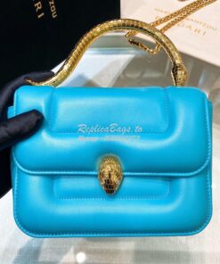 Replica Mary Katrantzou X Bvlgari Top Handle (Limited) 291070 Blue