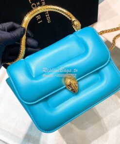 Replica Mary Katrantzou X Bvlgari Top Handle (Limited) 291070 Blue 2