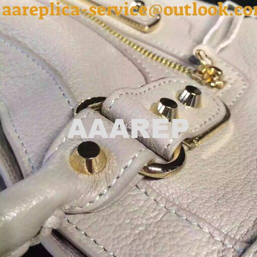 Replica Balenciaga Classic Goatskin Metallic Edge City White 7