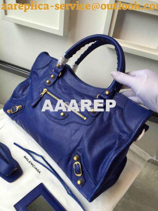 Replica Balenciaga Giant Gold City Blue 2