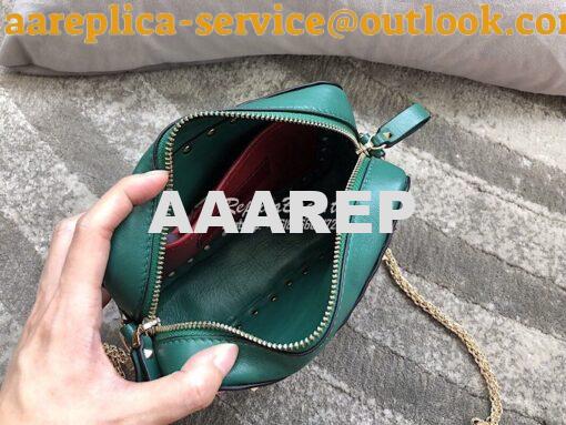 Replica Valentino Rockstud Spike Small Camera Bag QW1B0B60 Green 7