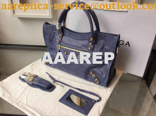 Replica Balenciaga Giant Gold City Dark Blue