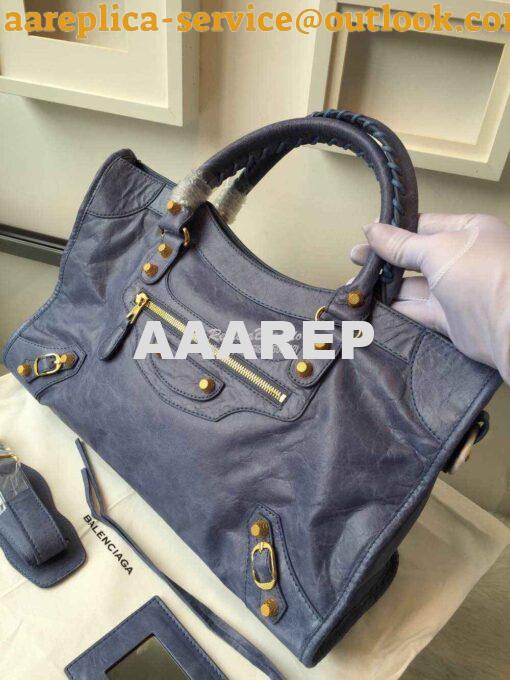 Replica Balenciaga Giant Gold City Dark Blue 2