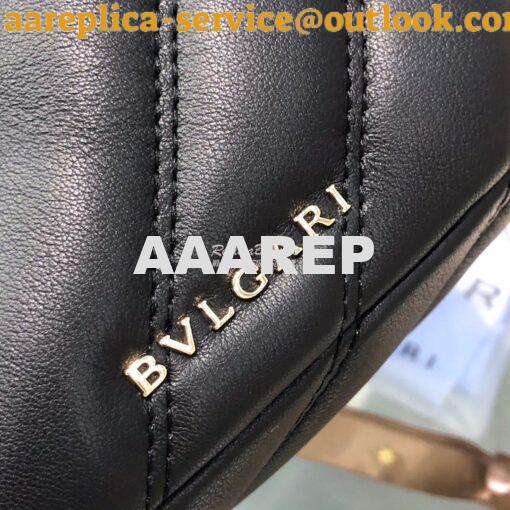 Replica Bvlgari Serpenti Serpenti Cabochon Backpack 288735 Black 8