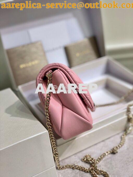 Replica Bvlgari Serpenti Cabochon Micro Shoulder Bag 288755 Pink 6