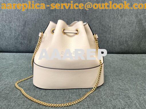 Replica Valentino Mini Bucket Bag In Nappa Leather with VLogo Signatur 8