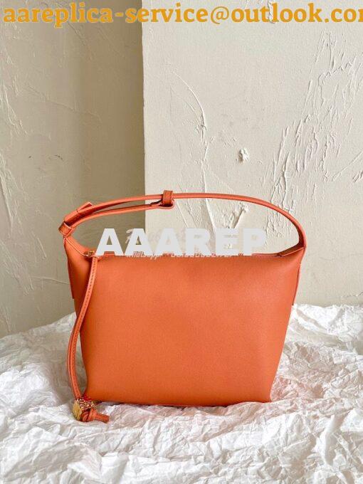 Replica Loewe Small Cubi bag in nappa calfskin Orange A906K75 2