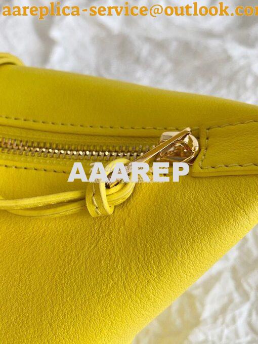 Replica Loewe Small Cubi bag in nappa calfskin Yellow A906K75 4