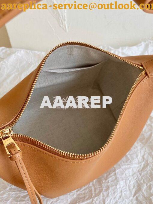 Replica Loewe Small Cubi bag in nappa calfskin Brown A906K75 7