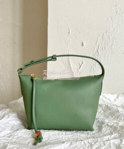 Replica Loewe Small Cubi bag in nappa calfskin Rosemary A906K75 2