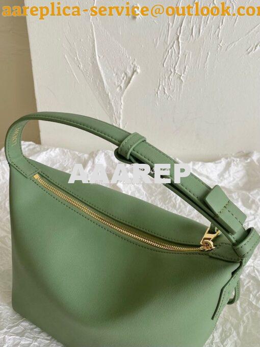 Replica Loewe Small Cubi bag in nappa calfskin Rosemary A906K75 3