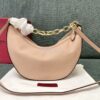 Replica Valentino Small Vlogo Moon Hobo Bag In Grainy Calfskin With Ch 10