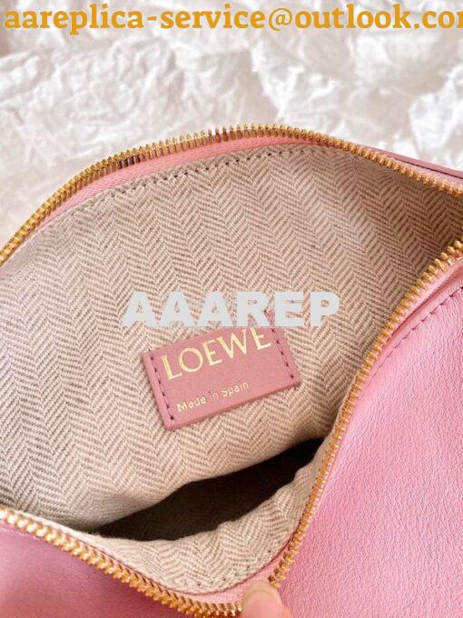 Replica Loewe Small Cubi bag in nappa calfskin Dahlia A906K75 8