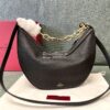 Replica Valentino Small Vlogo Moon Hobo Bag In Grainy Calfskin With Ch 11