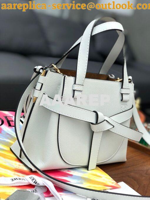 Replica Loewe Gate Top Handle Mini Bag 66042 Kaolin 2