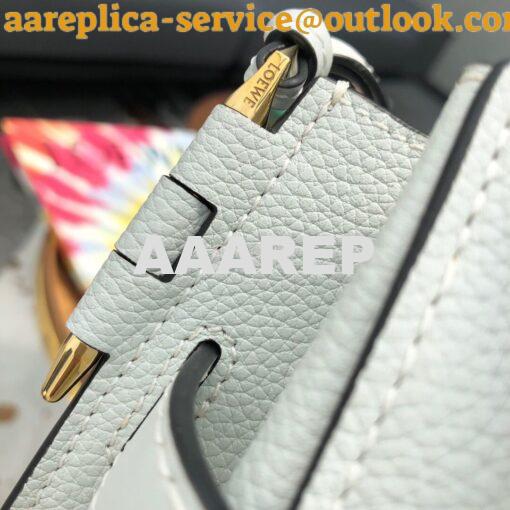 Replica Loewe Gate Top Handle Mini Bag 66042 Kaolin 5