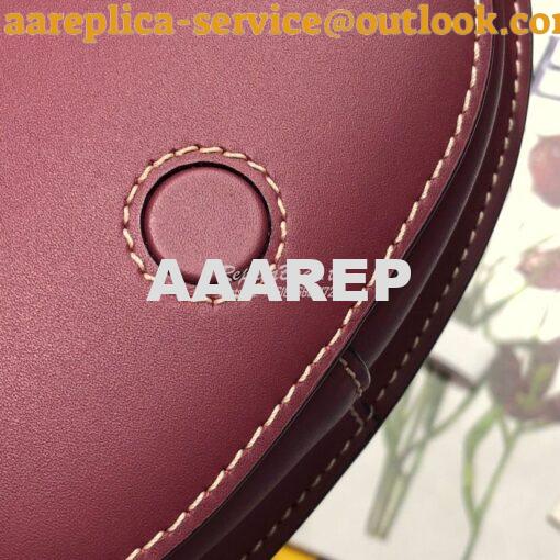 Replica Loewe Gate bumbag in Soft Calfskin 271922 Oxblood 6