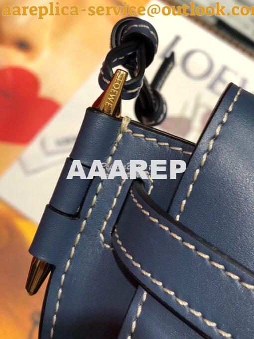 Replica Loewe Gate bumbag in Soft Calfskin 271922 Blue 5