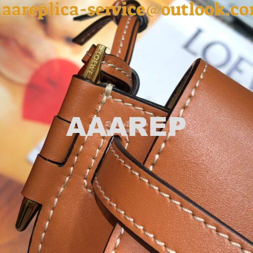 Replica Loewe Gate bumbag in Soft Calfskin 271922 Tan 4