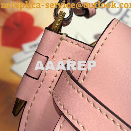 Replica Loewe Gate bumbag in Soft Calfskin 271922 Pink 5