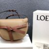 Replica Loewe Gate Small Bag 397511 Ocre/ Pink 12