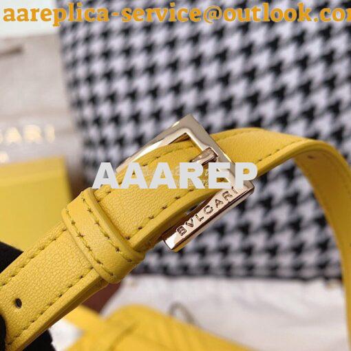 Replica Bvlgari Serpenti Forever Belt Bag 287853 Yellow 10