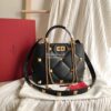 Replica Valentino Medium Nappa Spikeme Shoulder Bag VW2B0H78 Black 10