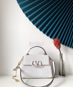 Replica Valentino VSling Grainy Calfskin Handbag ZW2B0F53 White