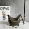 Replica Loewe Mini Hammock Hobo bag in classic calfskin A538G13 Purple 2