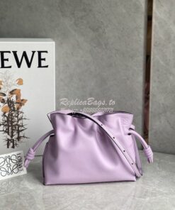 Replica Loewe Flamenco Clutch In Nappa Calfskin A411FC1 Light Mauve