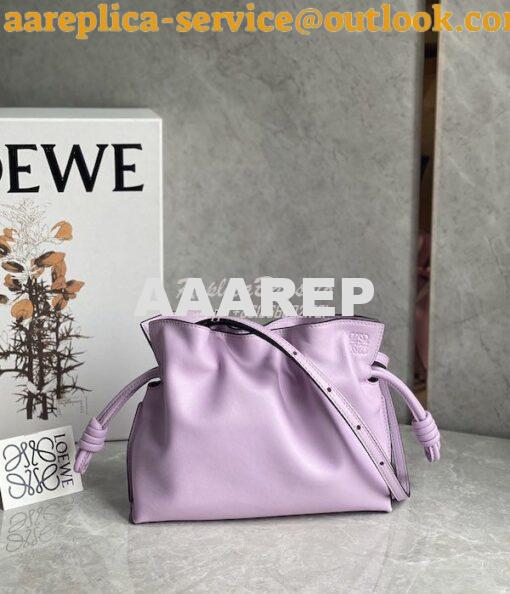 Replica Loewe Flamenco Clutch In Nappa Calfskin A411FC1 Light Mauve