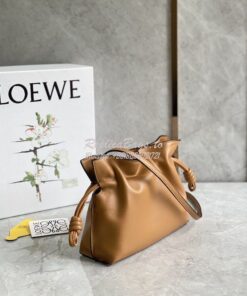 Replica Loewe Flamenco Clutch In Nappa Calfskin A411FC1 Warm Desert 2