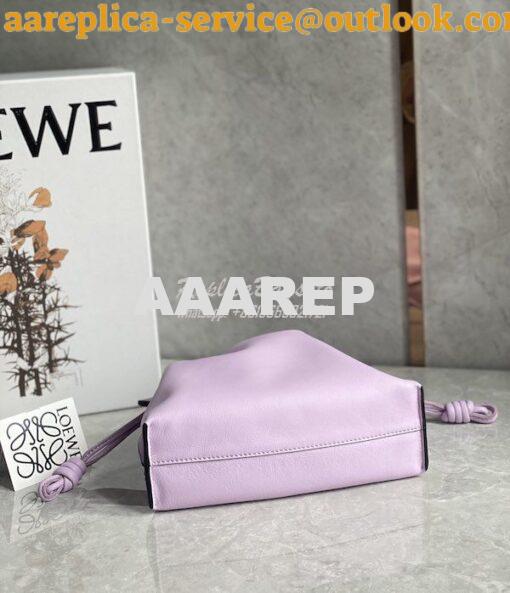 Replica Loewe Flamenco Clutch In Nappa Calfskin A411FC1 Light Mauve 7